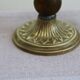 Pair of golden candle holders