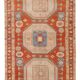 Vintage handmade Turkish rug 125x218 cm