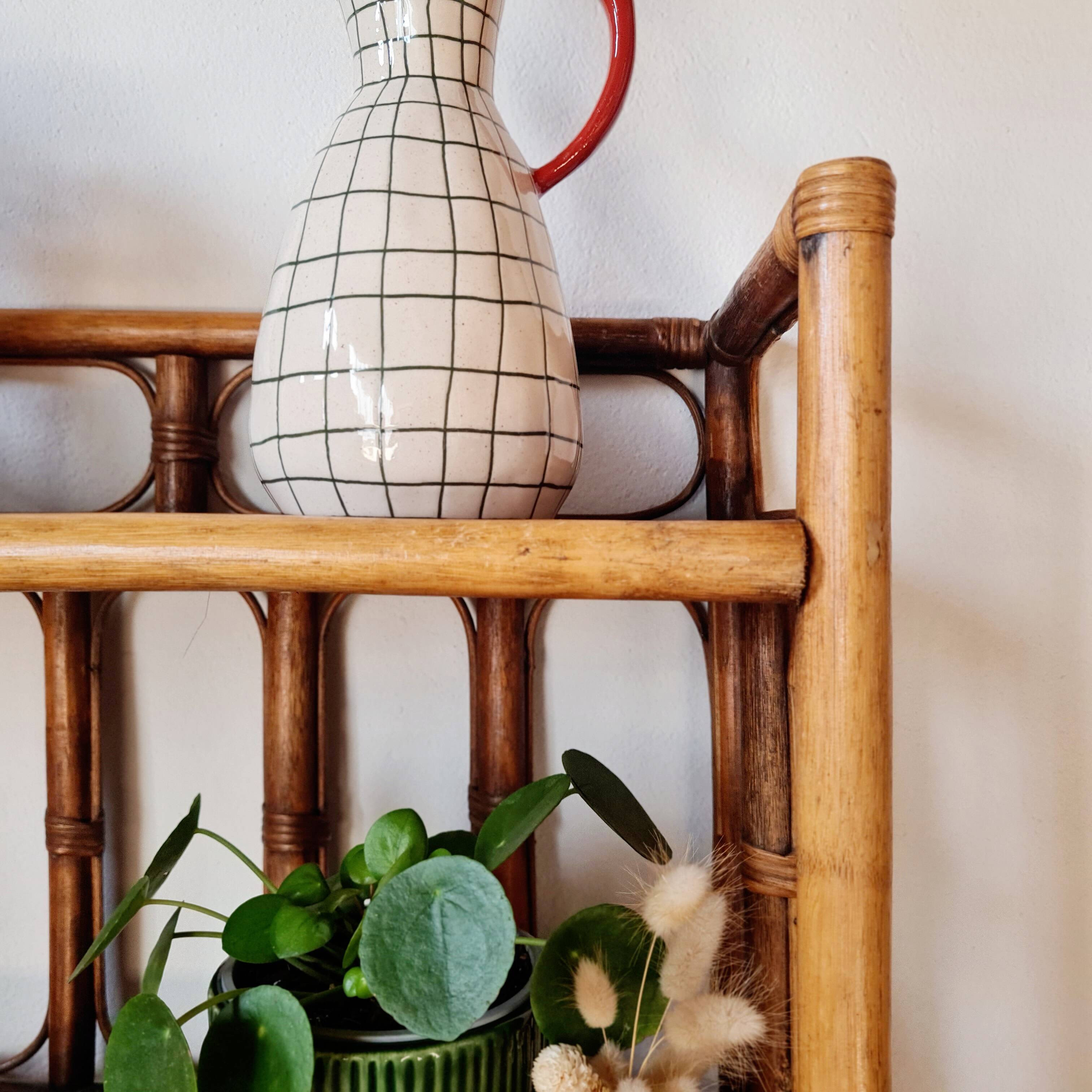 Antique bamboo shelf - bookcase