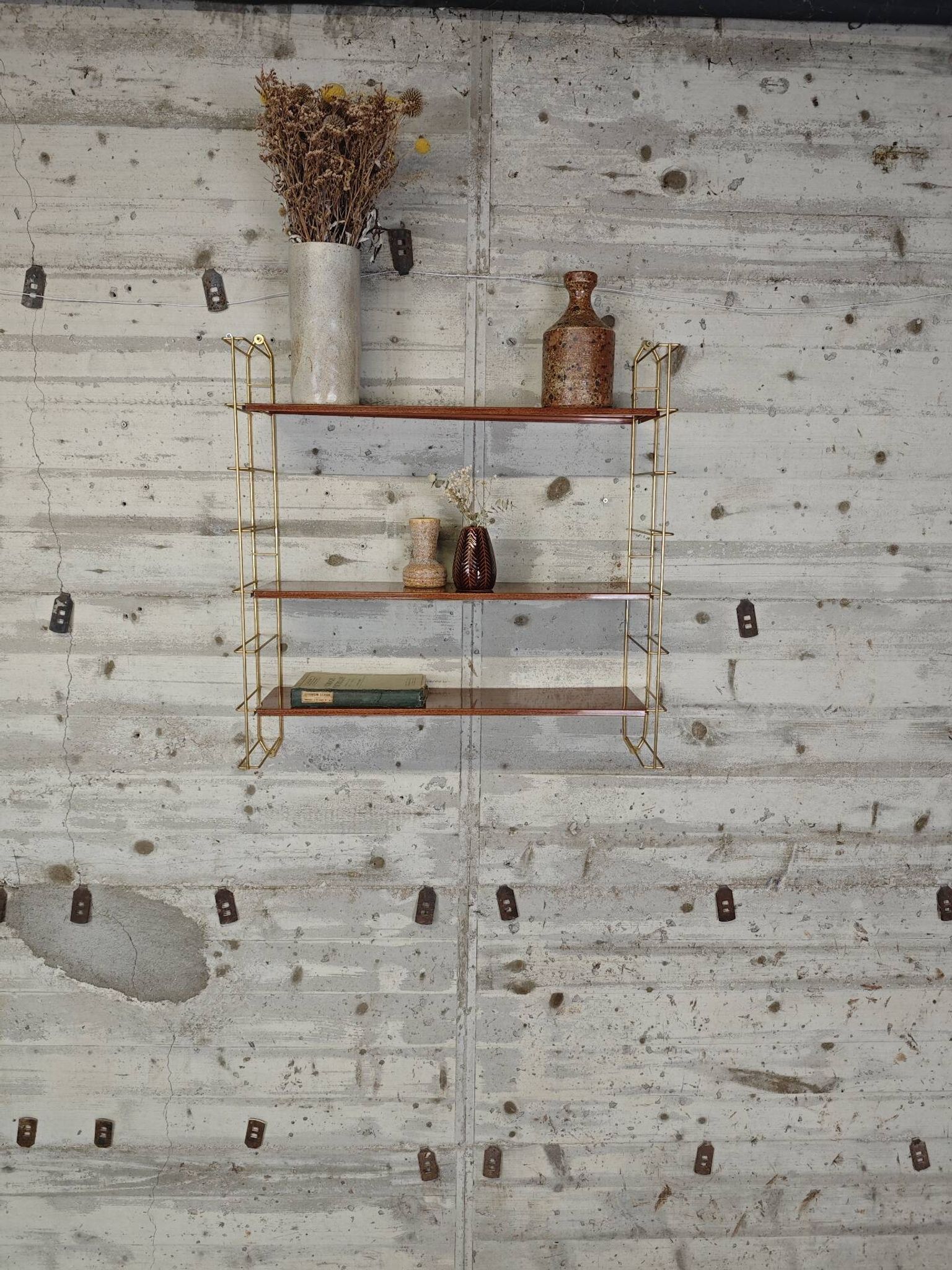Vintage wall shelf