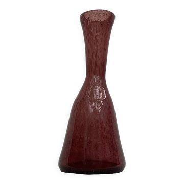 Mouth-blown glass vase Dimension: height -28 cm- diameter low-11cm-