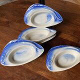 Ceramic fish ramekins signed Charles Amand