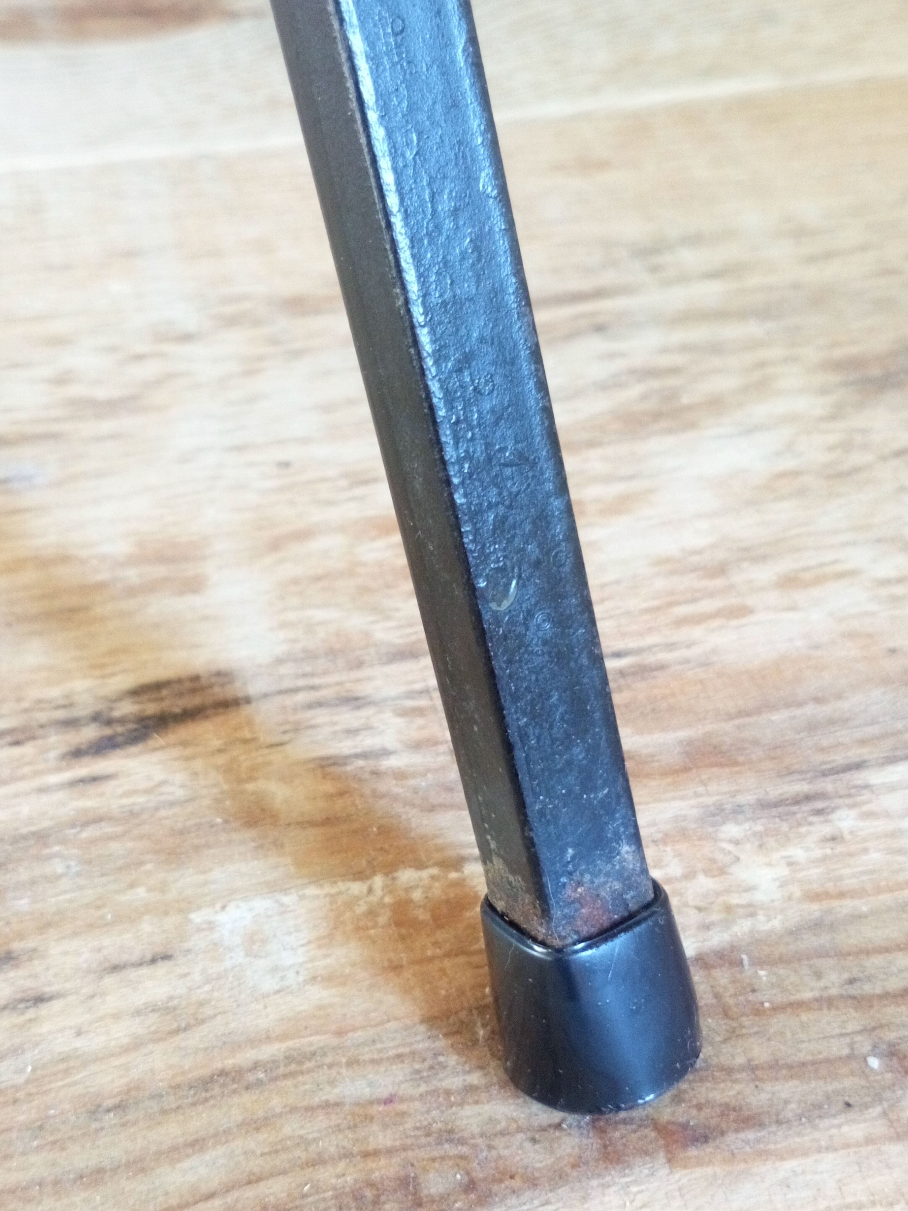 50s metal side table