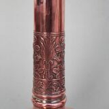 Pair of copper candlesticks