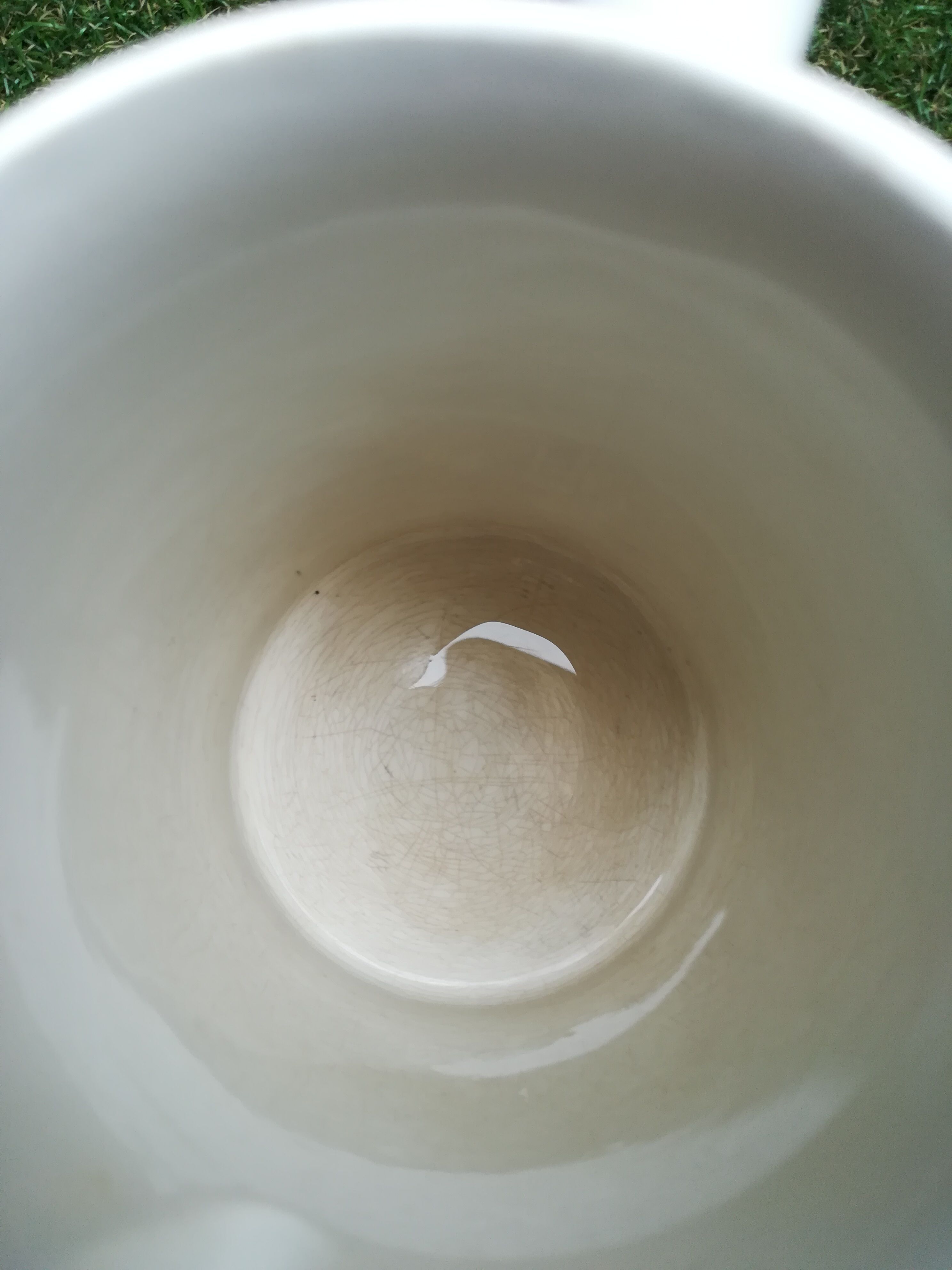 Pichet blanc Digoin