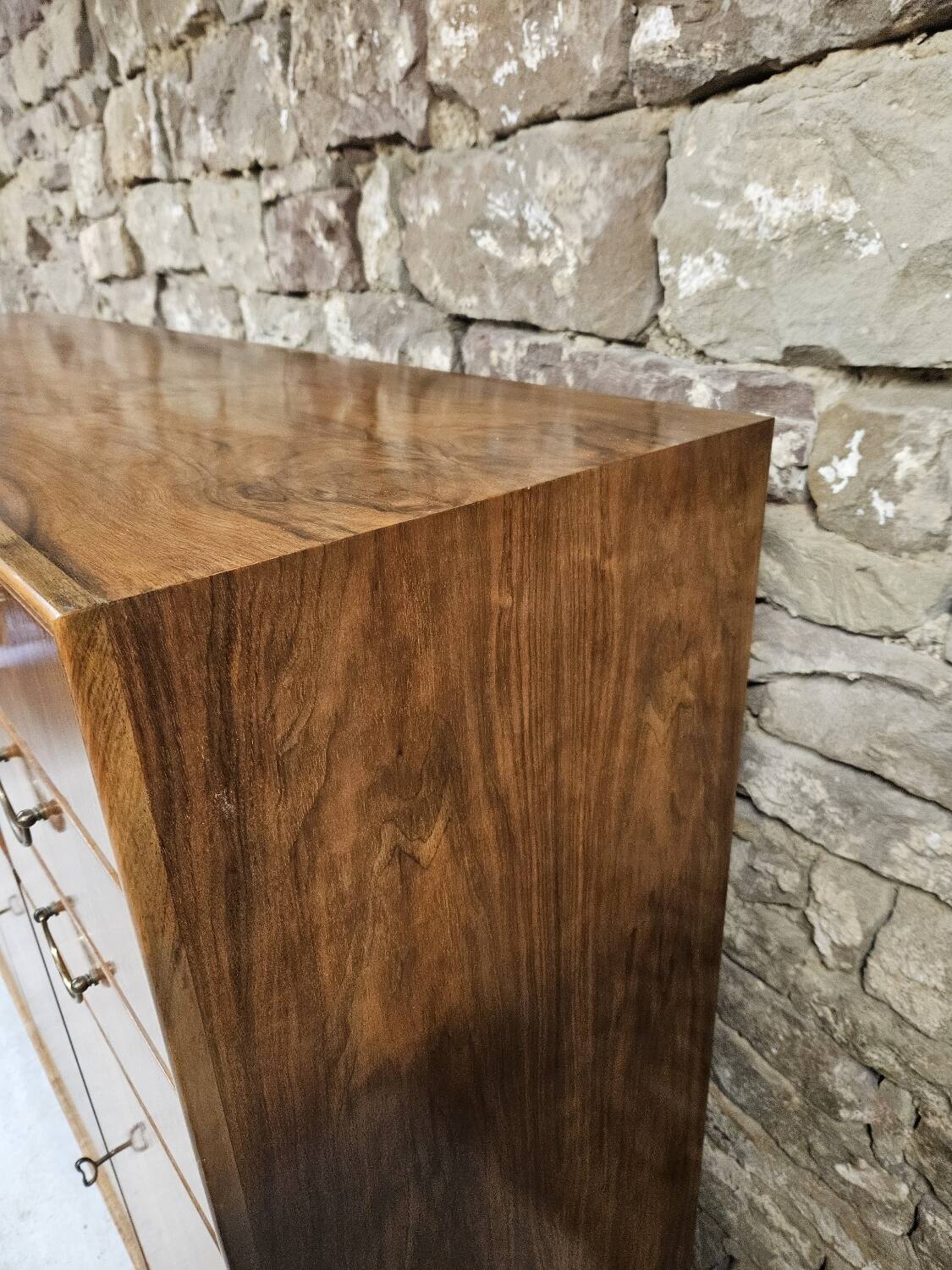 Art Deco walnut sideboard, 1960