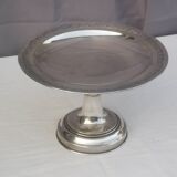 Shower bowl in silver metal