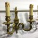 Pair of sconces Bronze 2 Lights