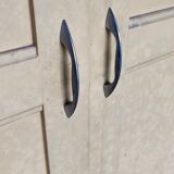 Armoire d'atelier peinte deux portes
