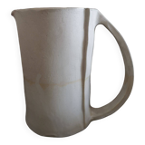 Beige terracotta pitcher - Handcrafted