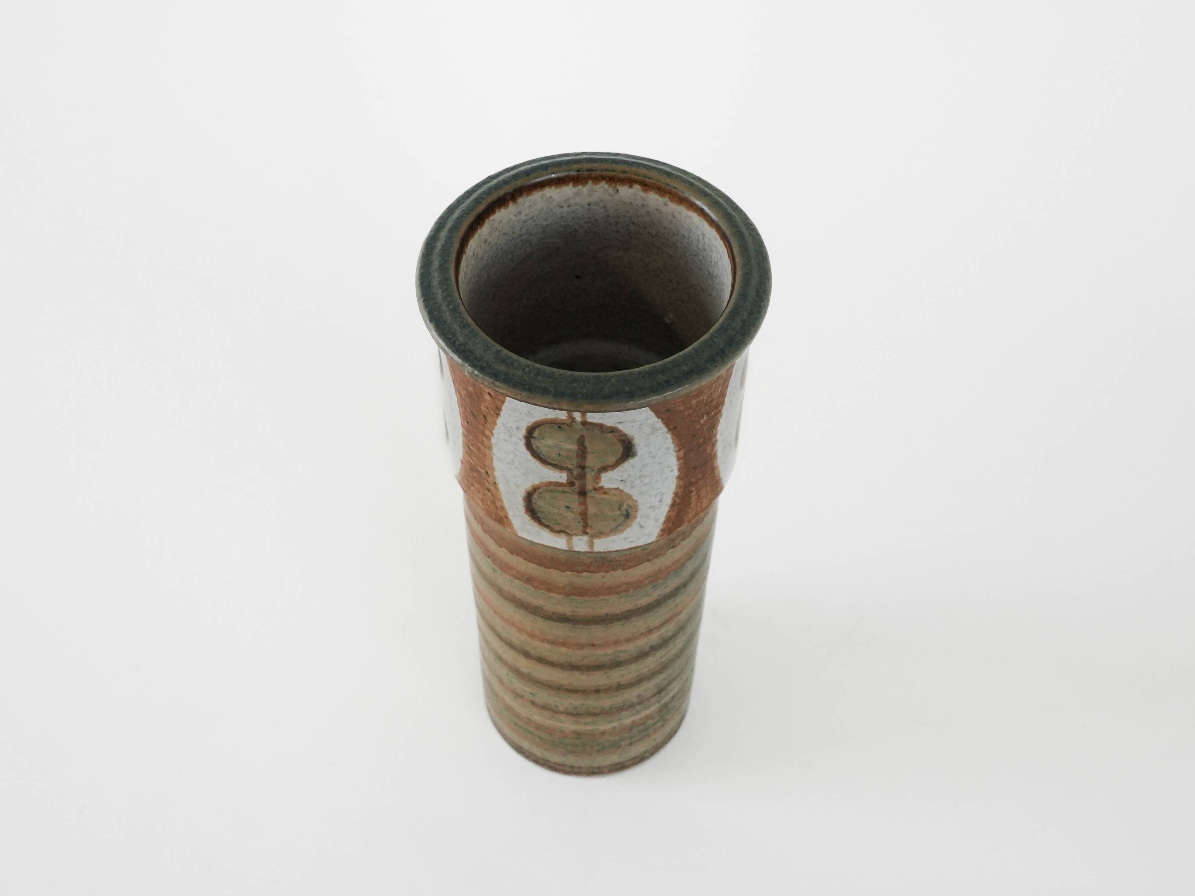 Ceramic vase, Danish design, 1960s, manufacturer: Søholm, designer: Svend Å