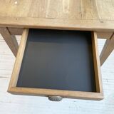 2m oak farm table