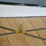 Green marble coffee table 60