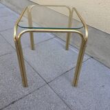 Glass side table