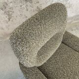Vintage wool armchair