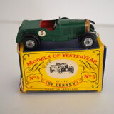 Matchbox models of yesteryear no.8 - scale model 1929 le mans bentley - series by lesney
