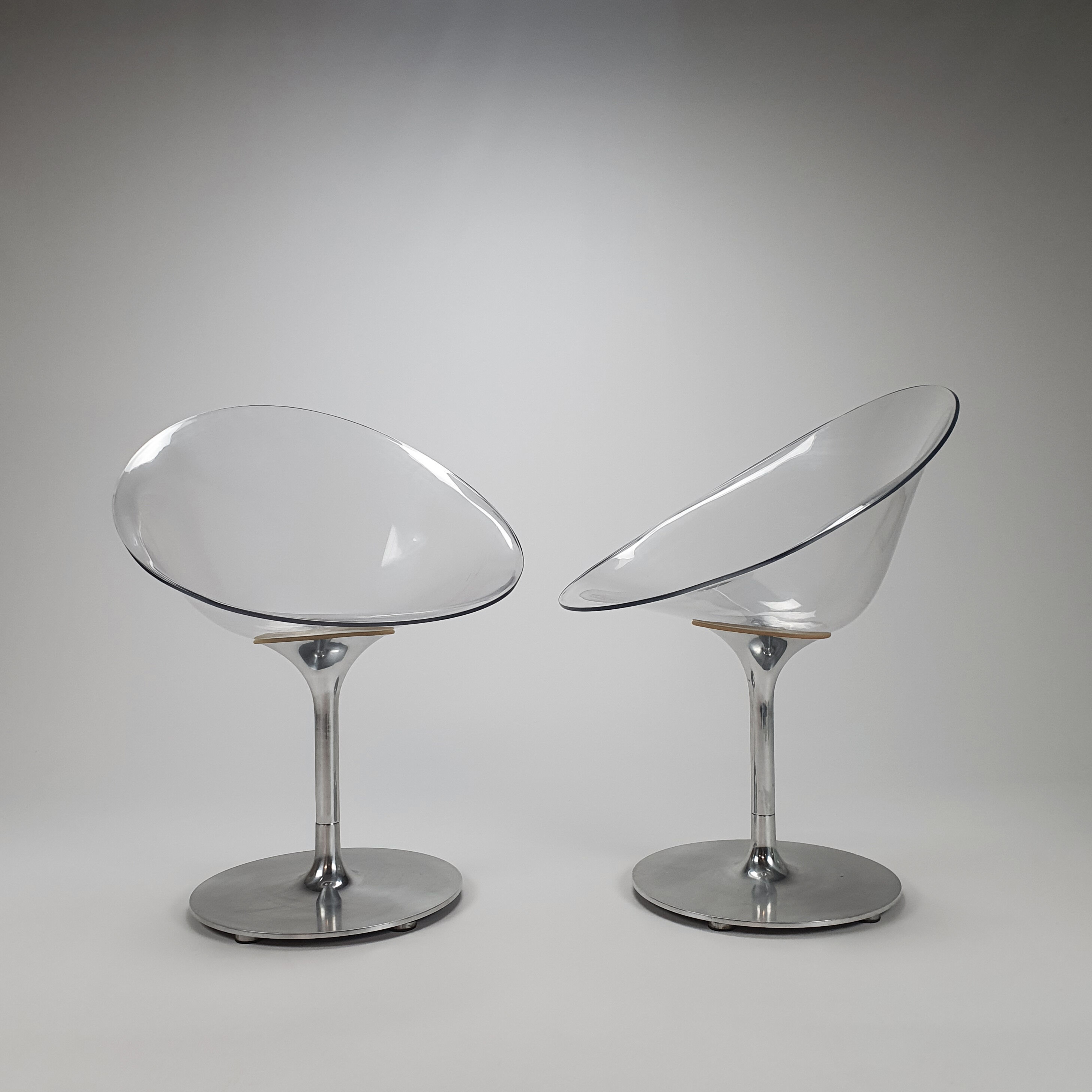Set of 2 Philippe Starck Ero S chairs by Kartell, 2000