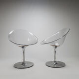 Set of 2 Philippe Starck Ero S chairs by Kartell, 2000