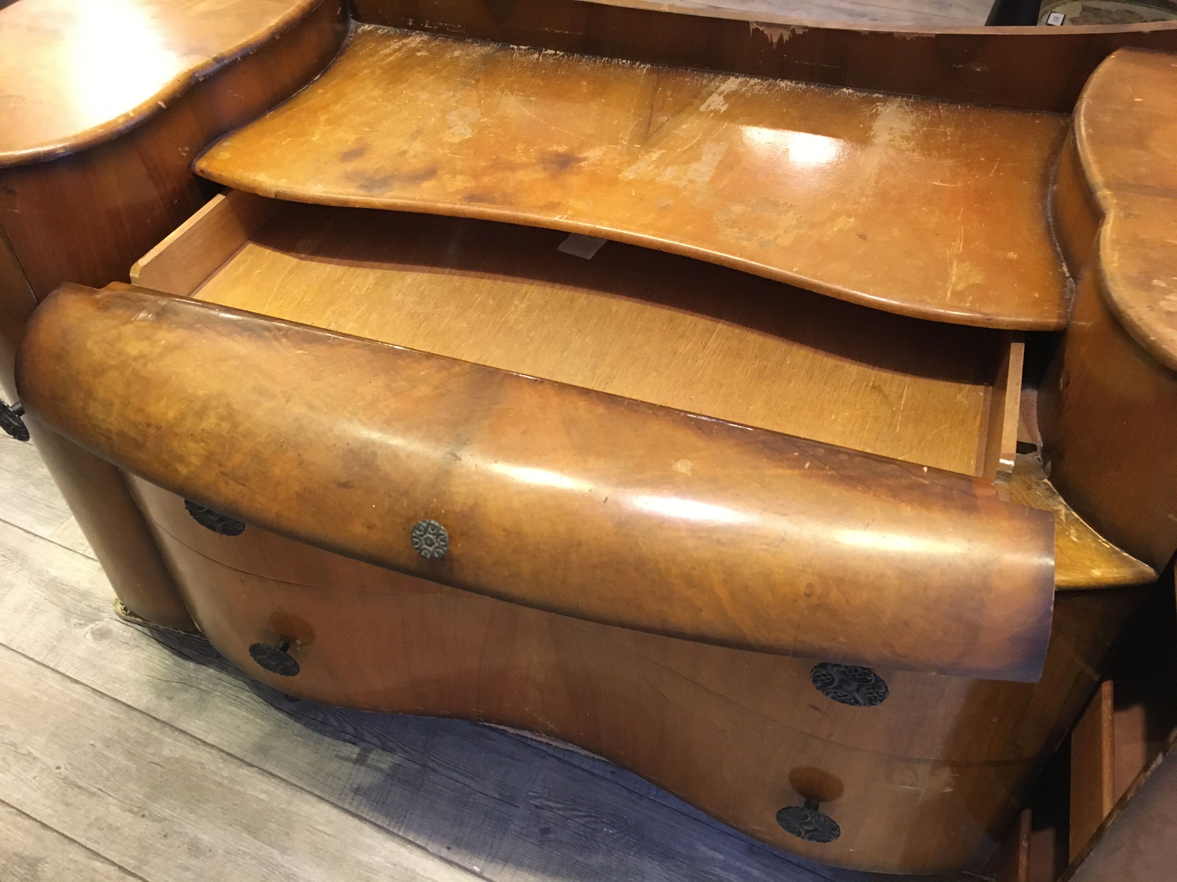 Old English furniture 1930 art deco