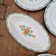 Lot de 7 assiettes plates plus de raviers