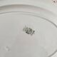 Oval white ironstone dish from Digoin and Sarreguemines