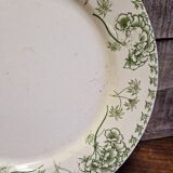 Old flat plate Sarreguemines