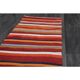 1970s Turkish Hand-Knotted Wool Cotton Red Kilim Runner Rug  62x183