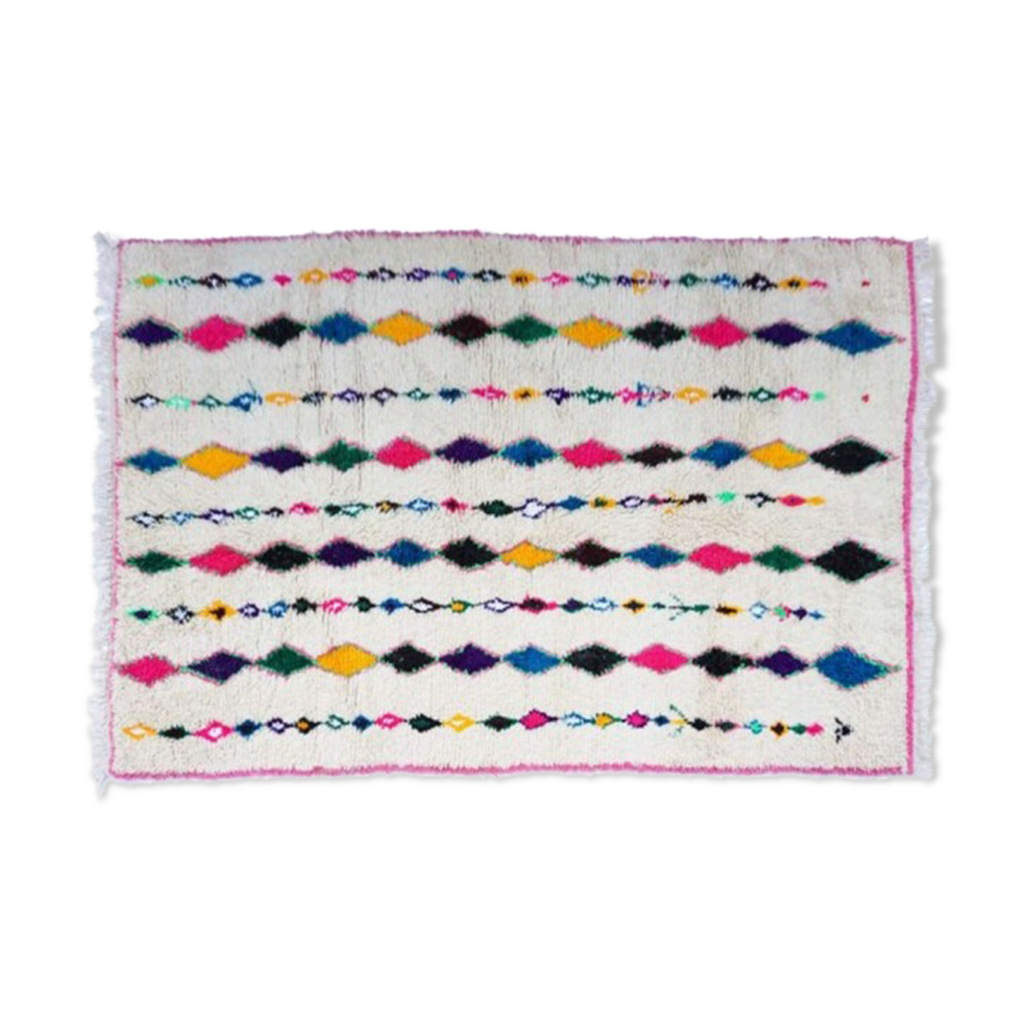 Colorful Berber carpet 275 x 180cm