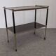 Table desserte moderniste à roulettes, Italie vers 1950
