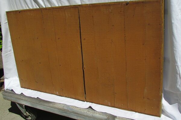 Golden mirror  135x75 cm