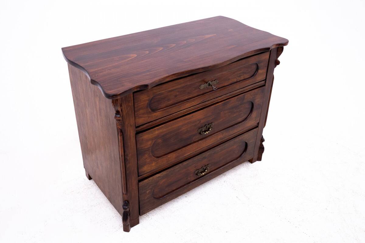 Antique chest of drawers from the turn of the 19th and 20th centuries, Nort