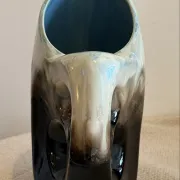 Mid-Century Modern "Forme Libre" Ceramic Pitcher Vase — 1960s