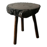 Raw art wood stool