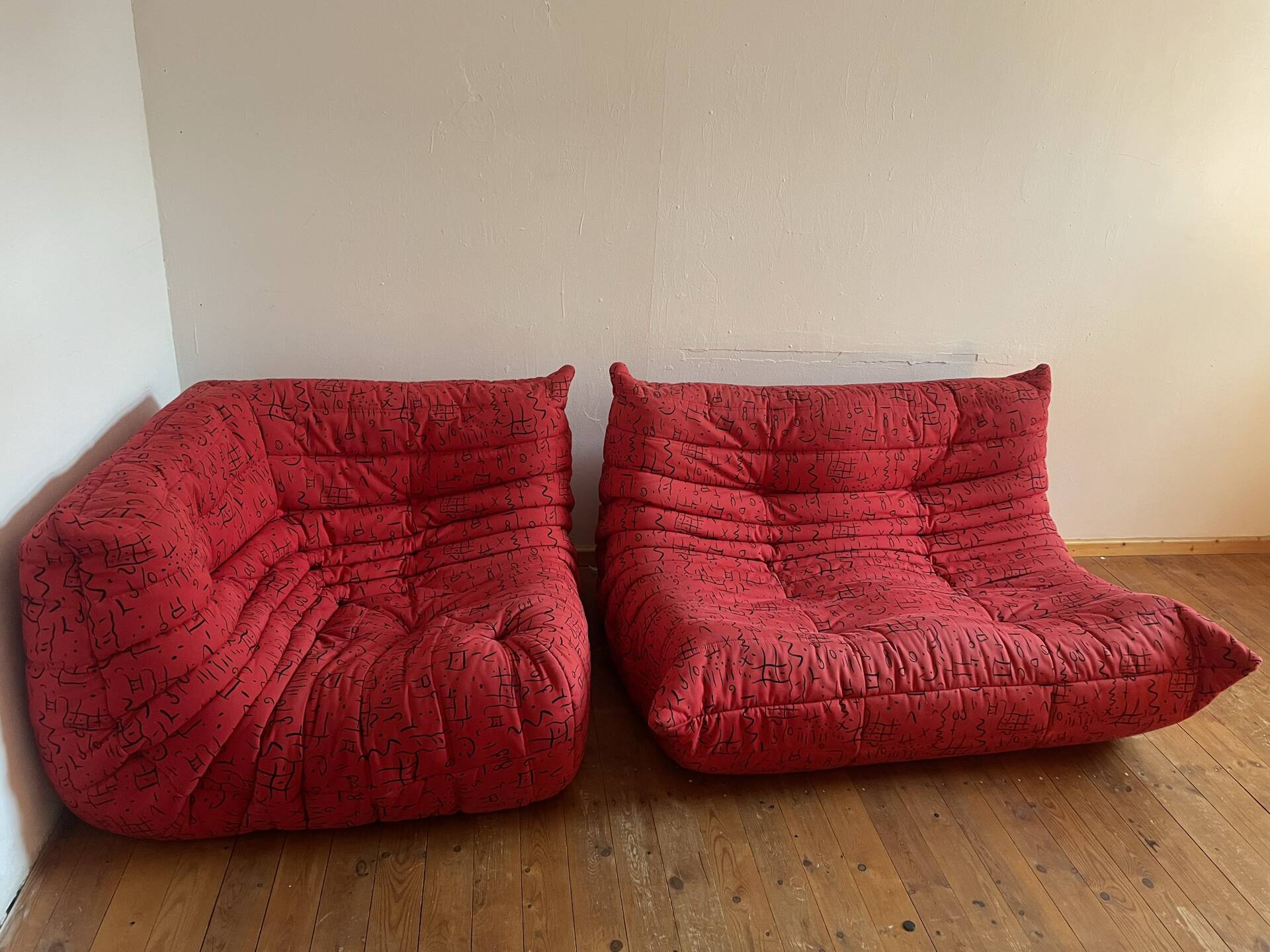 1993 Ligne Roset Togo 2 places et ensemble d'angle – 20e anniversaire