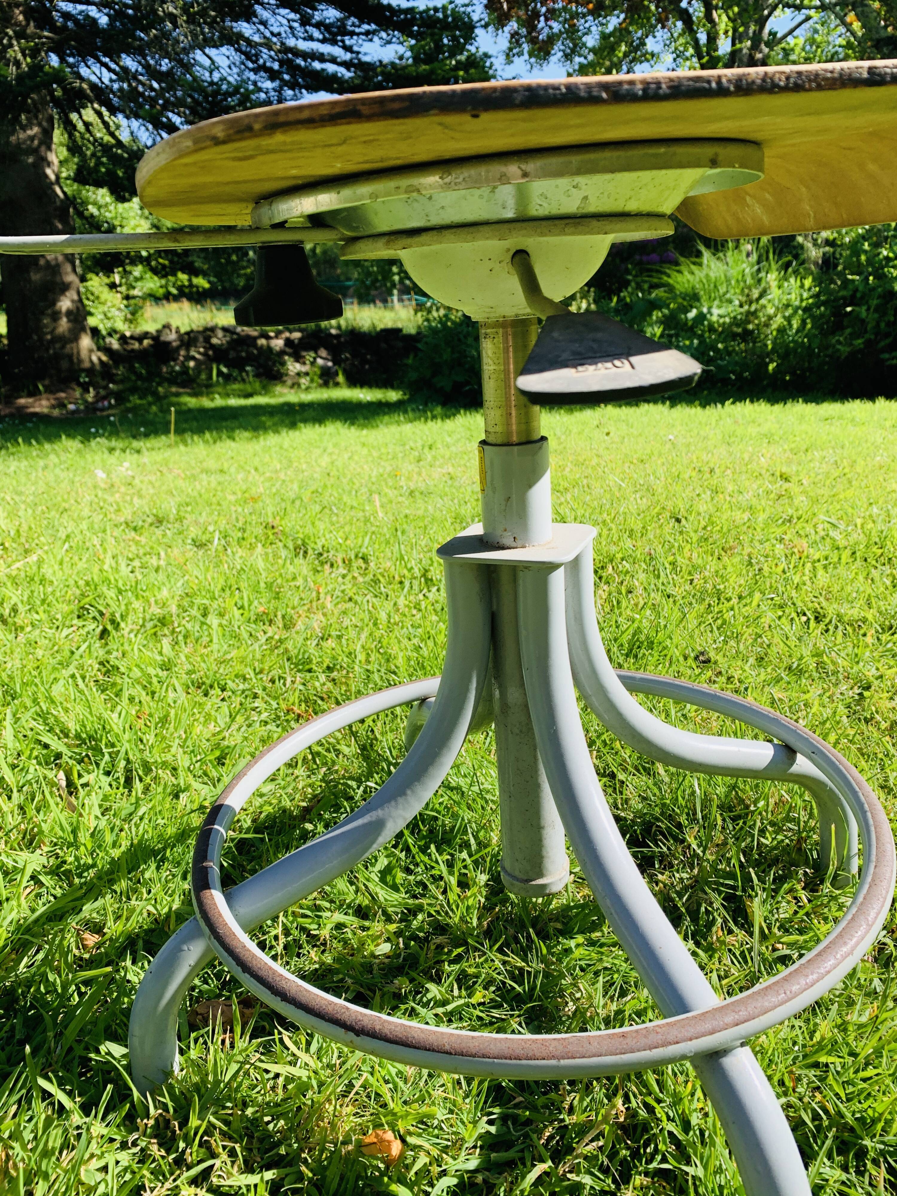 BAO-stamped vintage workshop chair