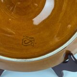 Set of 6 oyster plates in barbotine style by Secla, Portugal