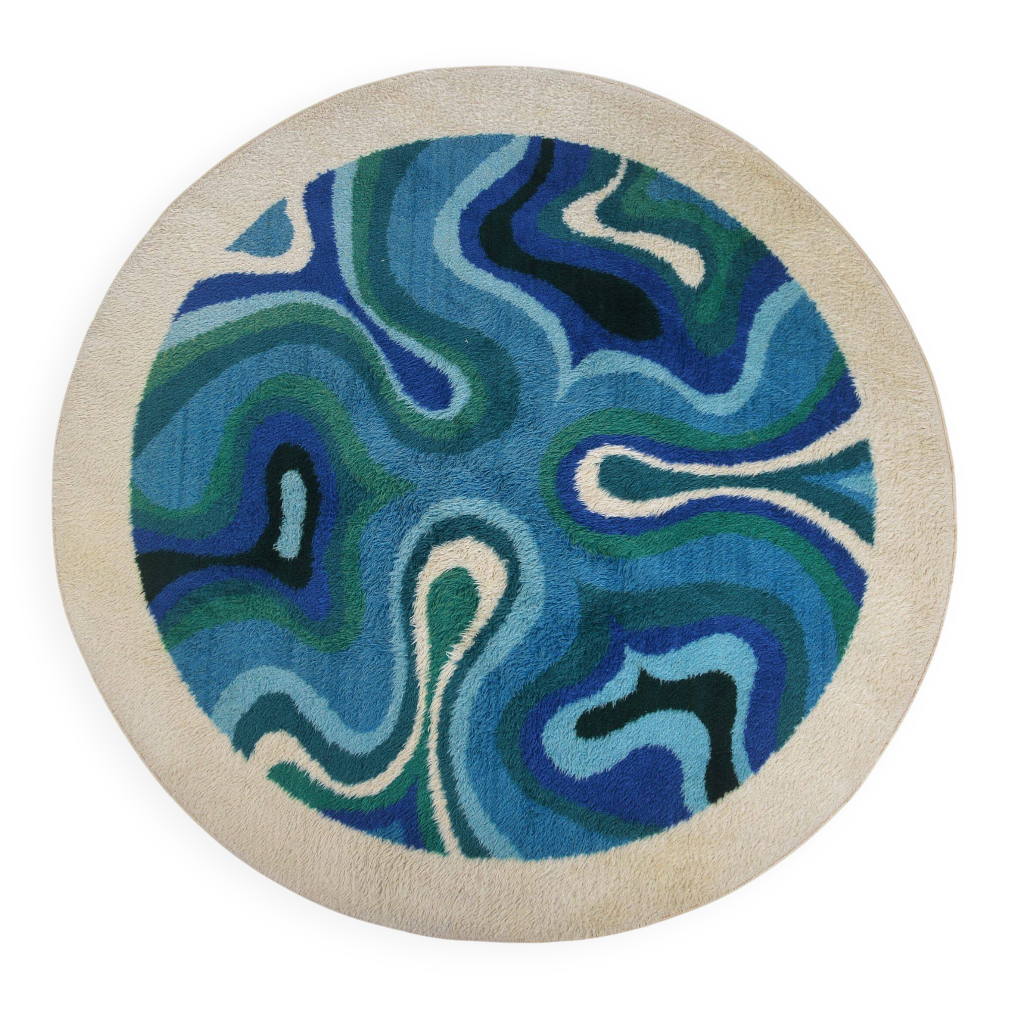 Space age wool carpet Menuette by Desso, 1970s