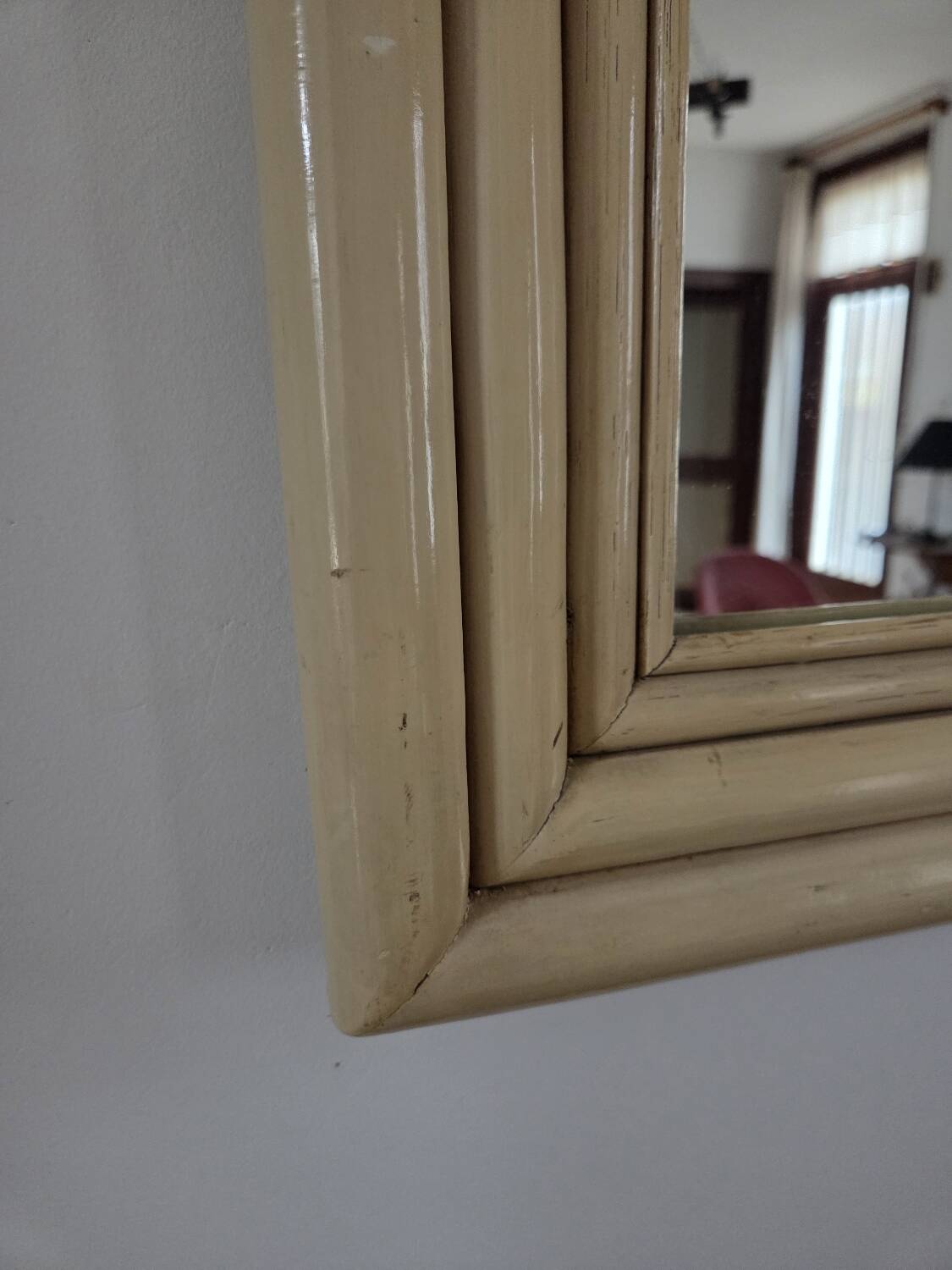 Bamboo mirror by Maugrion for Roche Bobois