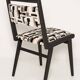Jar Armchair in Black and White Velvet Mid-Century, Poland, 1960s