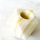 Pair of candlesticks in polished onyx