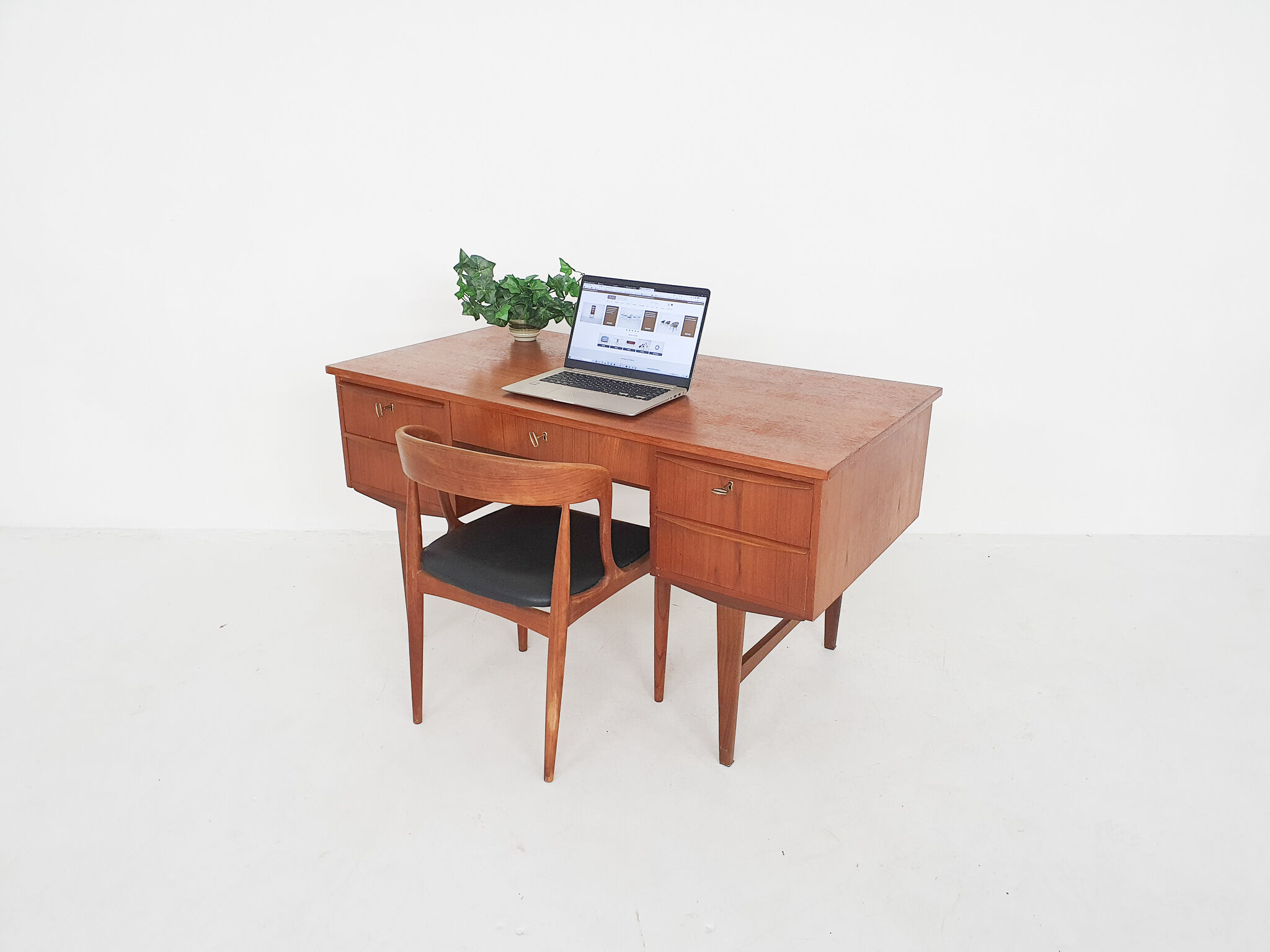 Scandinavian modern teak desk 1960's