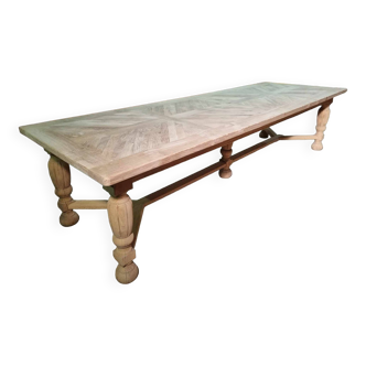 Table en chêne de 323cm