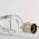 Sculptural Clear Crystal Glass Table Lamp by Schneider, France, 1950s