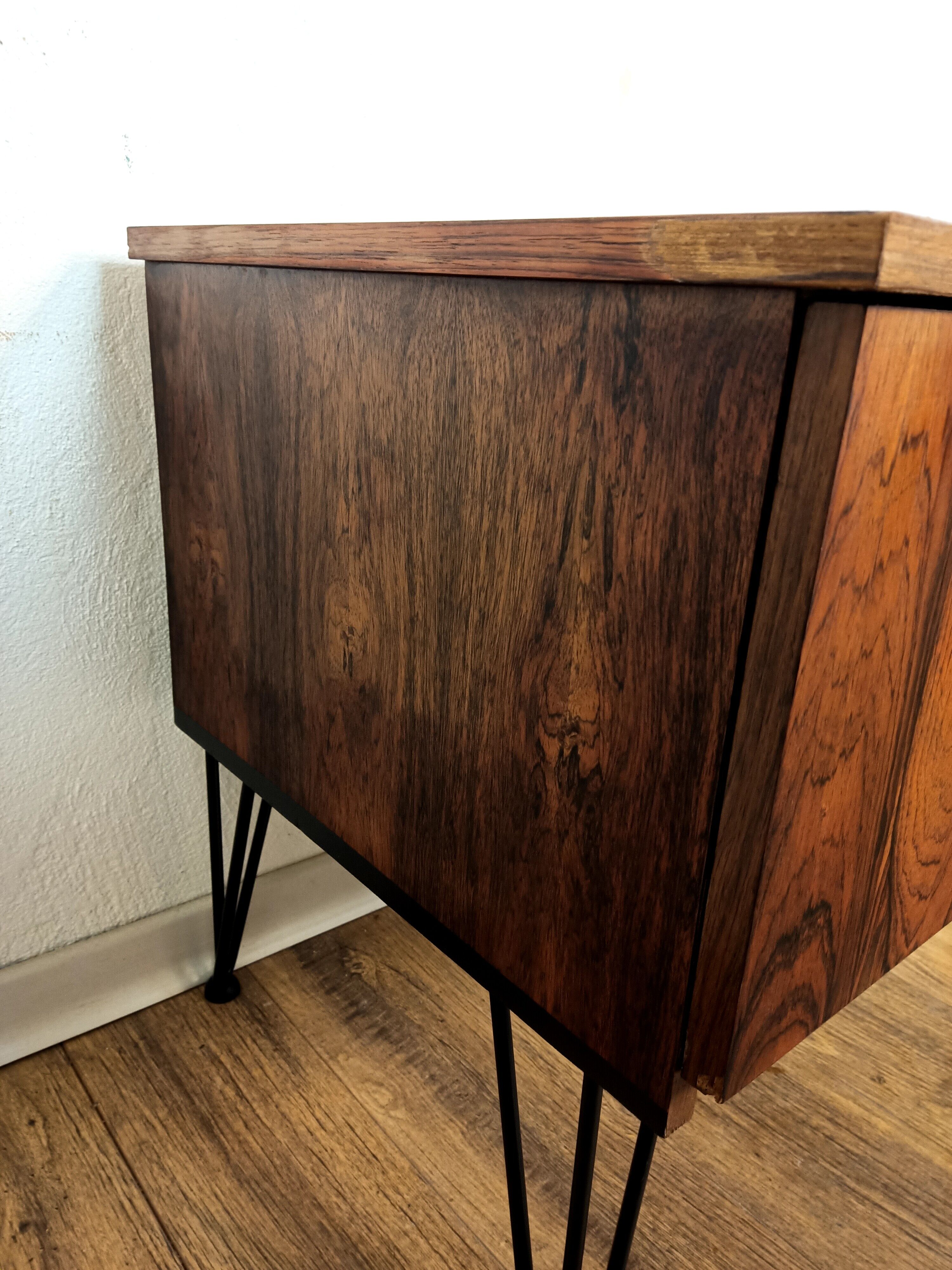 Scandinavian rosewood teak row