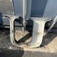 Letter u in galvanized metal