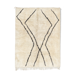 Modern Moroccan carpet white