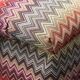 Missoni Doimo fabric armchair 1970s vintage modernism