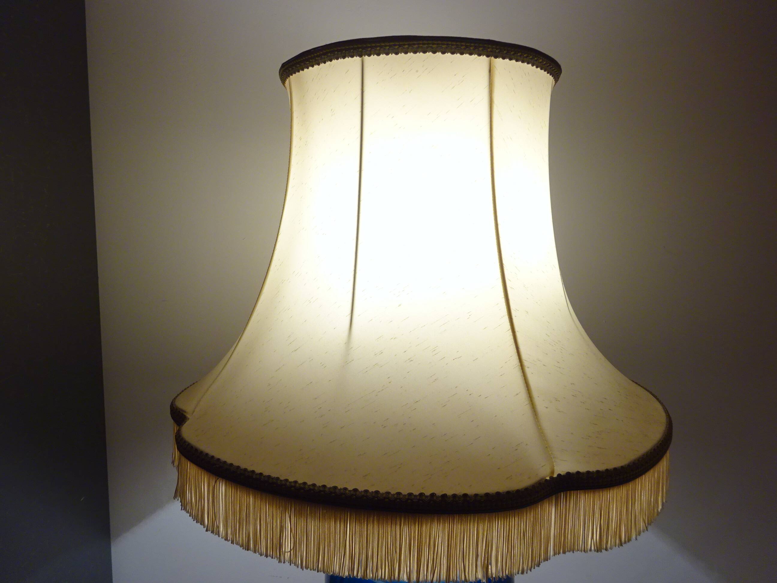 Grande lampe de salon Louis Drimmer