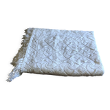 White cotton bedspread, Old crochet bedspread