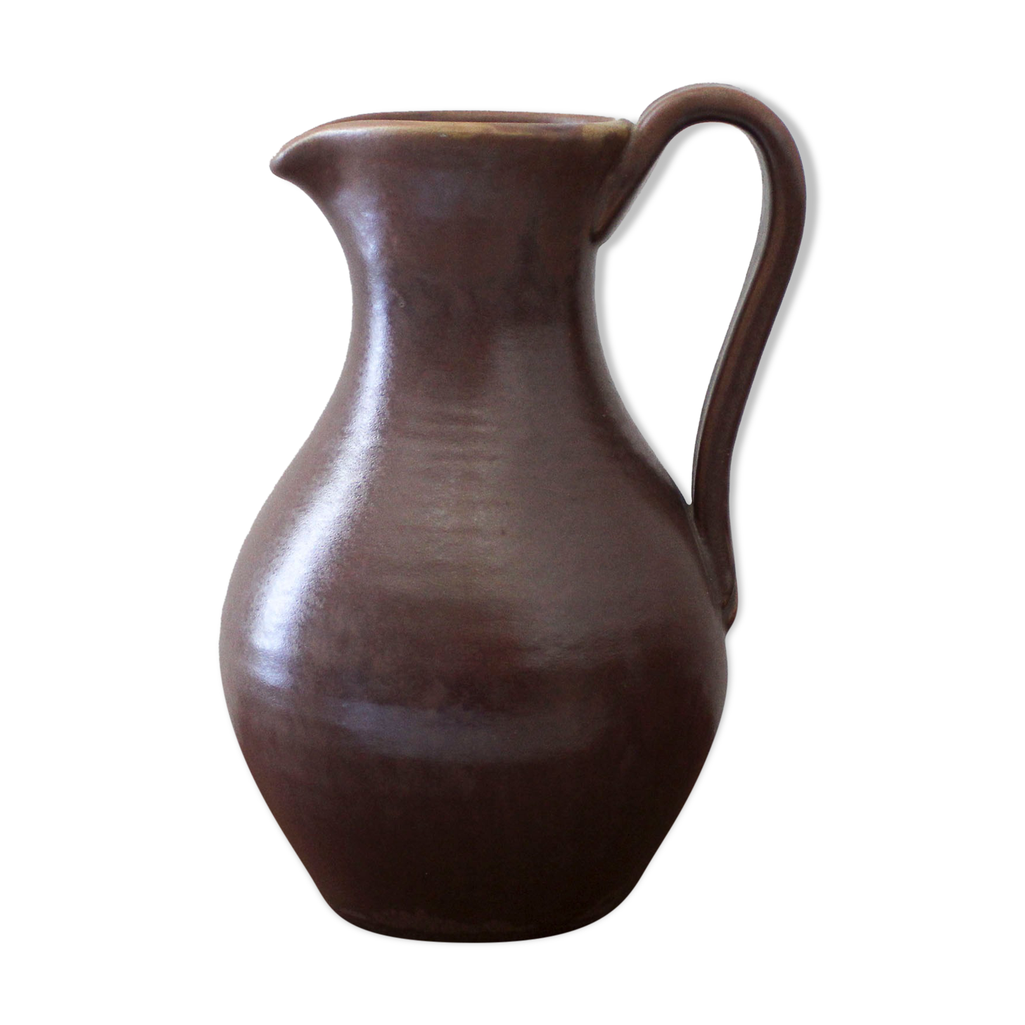 Pitcher in glazed stoneware Ph. Aubert